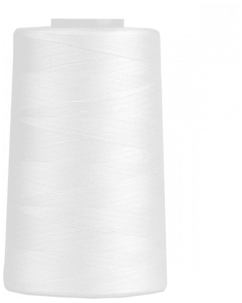 Нитки Sewing Thread 40/2 5000 ярд. цвет - белый 100% п/э в Ленске